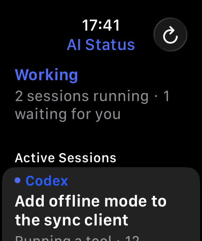 Apple Watch の AI Status